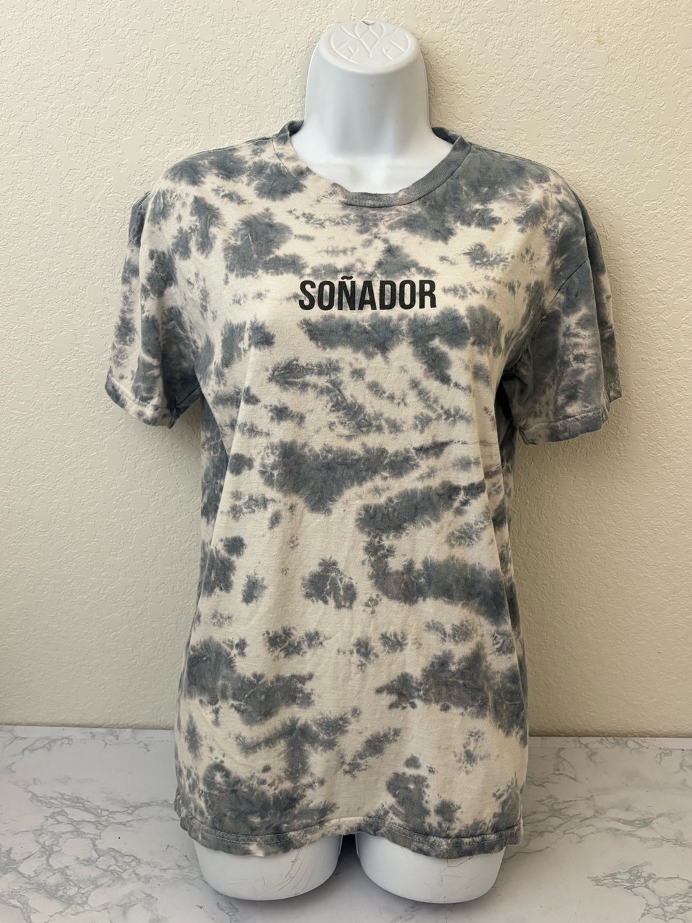 Bowery Supply T Shirt Men’s Size Medium Gray Tie Dye Pullover Sonador Tee